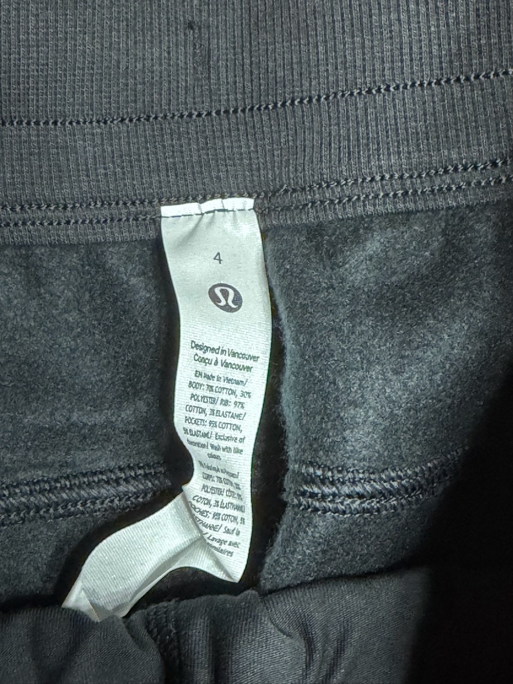 lululemon athletica Black Scuba High-Rise Drawstring Athletic Shorts 5” - Picture 3 of 7